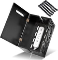 Large Cable Management Box, Cord Hider for Power Strip, Black