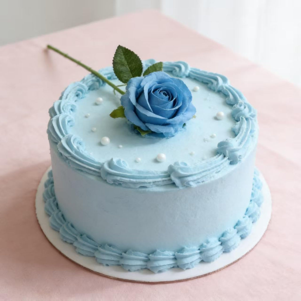 16 Realistic Artificial Roses (Rose-Flower-Blue)