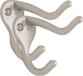 Franklin Brass Coat and Hat Hook Wall Hooks Single Pack, Satin Nickel, B59303G-SN-C (Pack of 2)