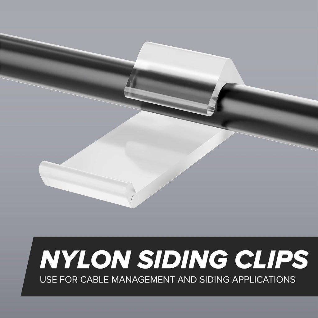 THE CIMPLE CO Coaxial Cable Clips for Vinyl Siding -