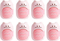 Cat Shaped Bed Sheet Clips, Sheet Grippers, 8 Pack (8, Pink)