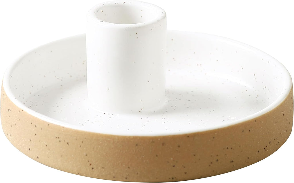 Palo Santo Holder, Ceramic Incense Holder for Palo Santo Sticks, Scent Wood Stand and Ash Catcher, Simple, Sturdy and Well Made Incense Burner, Modern Terracotta