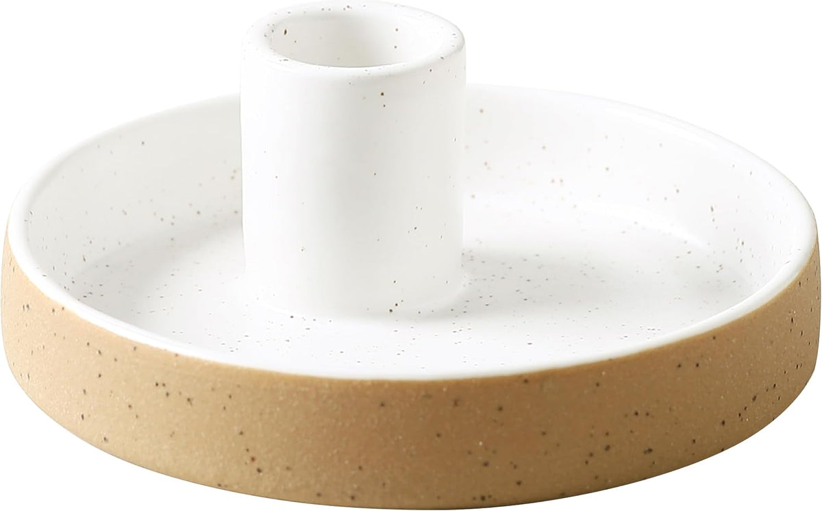 Palo Santo Holder, Ceramic Incense Holder for Palo Santo Sticks, Scent Wood Stand and Ash Catcher, Simple, Sturdy and Well Made Incense Burner, Modern Terracotta