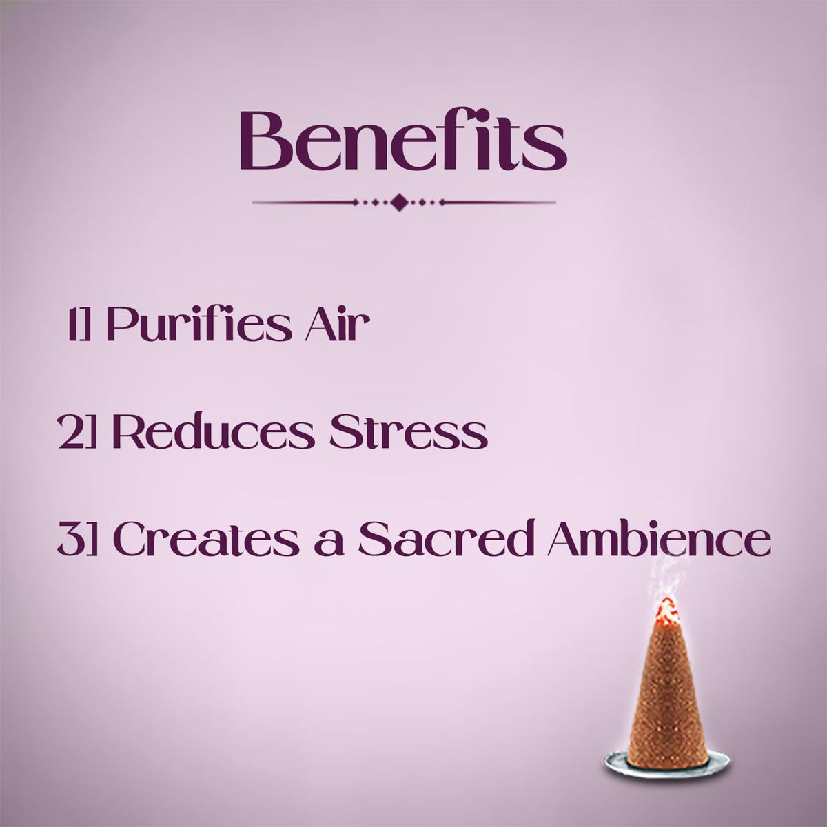 Shubhkart Premium Kesar Kasturi (Saffron Musk) Dhoop Cones/Incense Cones – 60 Count Box. Charcoal-Free Rich Dual Fragrance Incense for Mystical Meditation, Yoga & Exotic Home Ambiance