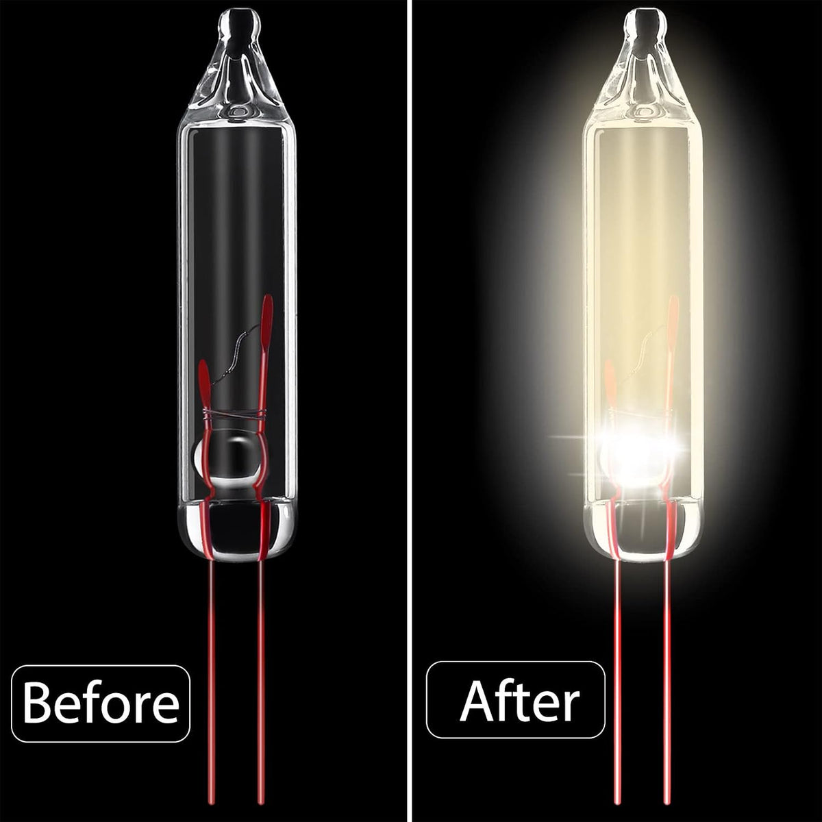 Remagr 140 Pcs 3.5v Christmas Mini Light Bulbs Holiday Decor, Warm White