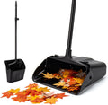 Dustpan with Long Handle, 37’’ Heavy Duty Standing up Dust Pan for Home