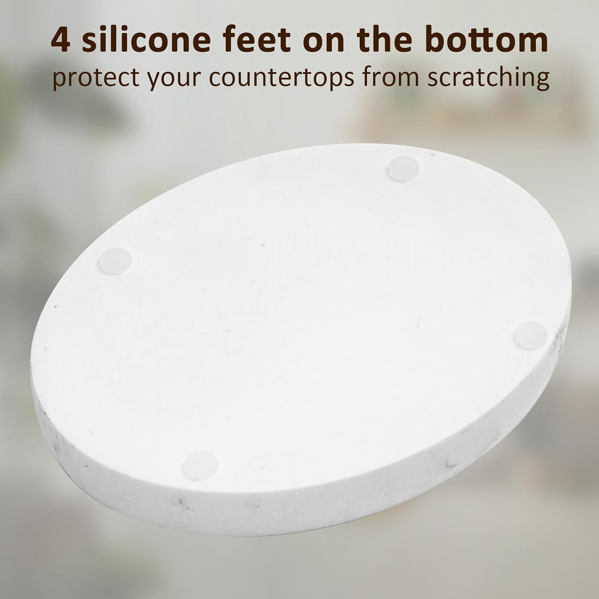 Resin Soap Dish Bathroom,Marble Look Soap Holder for Shower,Soap Tray for Kitchen Sink(Marble White)