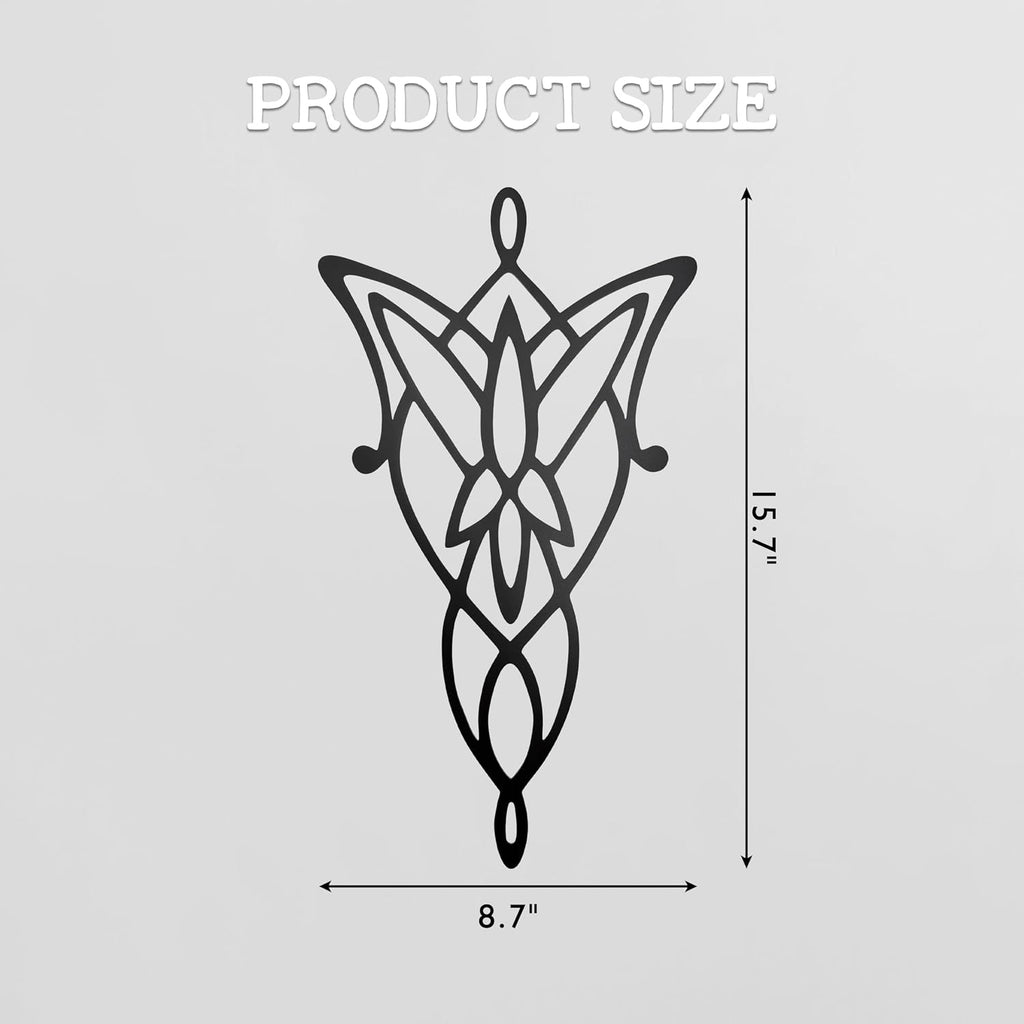 Lord Decor, Elven Fantasy Metal The Rings Wall Art for Home Display Gifts