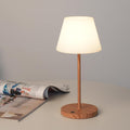 WEILAILUX Small Outdoor Table Lamp, Shower Lamp Waterproof (Mini Wood)