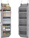 Lifewit Organizador Colgante para Puerta, 5 Niveles, para Cocina,Gris Claro