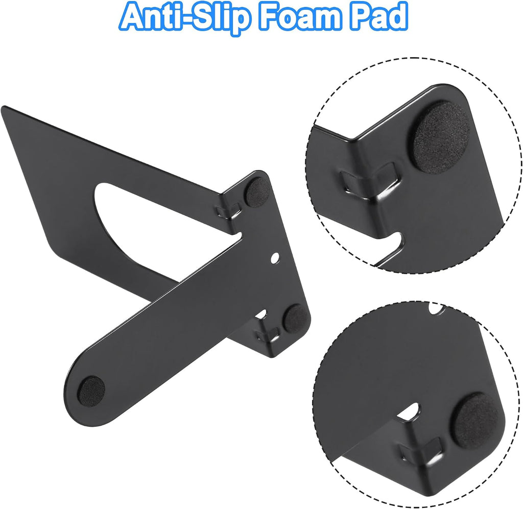JIANTA Small Book Ends, Heavy Duty Metal Bookends, 6 Pairs