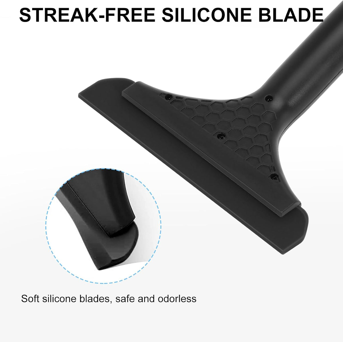 SetSail Shower Squeegee for Glass Doors, Small Squeegee for Shower Glass