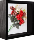 8x8 Shadow Box Frame,Display Case,Wood,3D,Thicker,Inner Deep 1.8In,Black