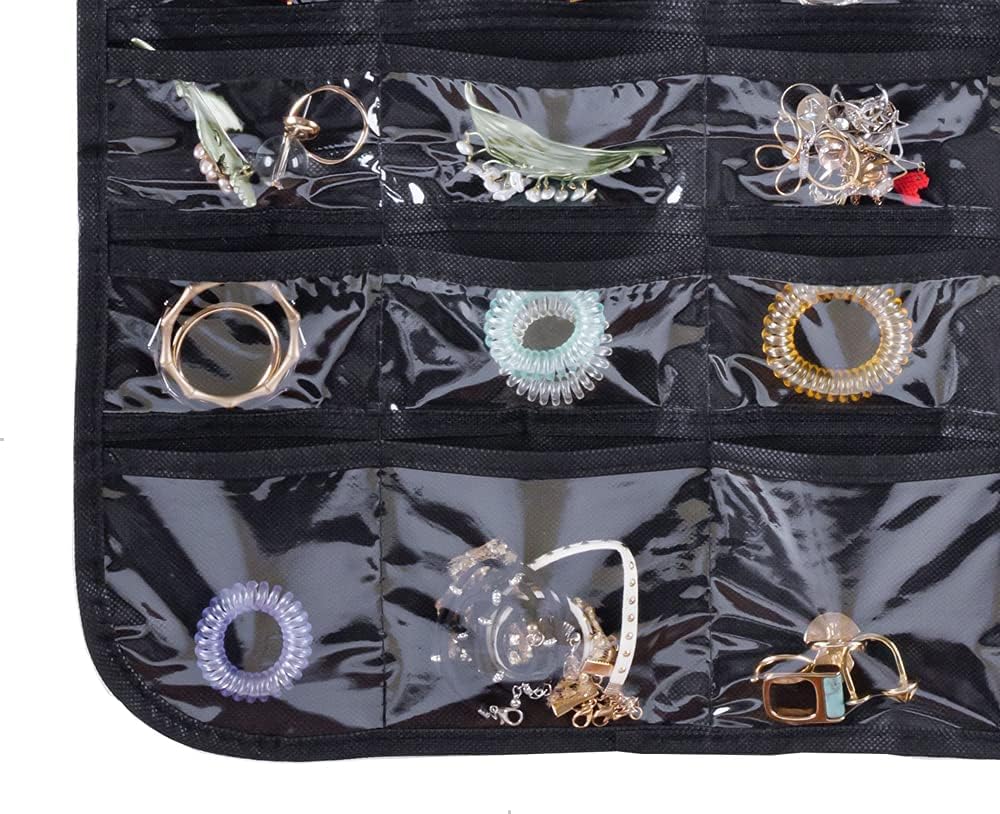 Bloss Hanging Jewelry Organizer for Closet, 80 Pockets