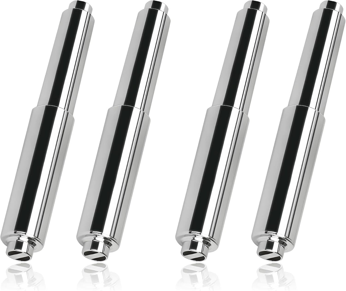 2 Pcs Toilet Paper Holder Spring Rod, Metal Springs Plastic Toilet Paper Roller Replacements, Adjustable Roller for Bathroom Use (Pack of 2)