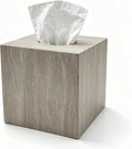 Natural Marble Square Tissue Box Holder Cover for Bathroom