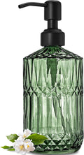 JASAI 18 Oz Green Soap Dispenser with Black Rust Proof Pump