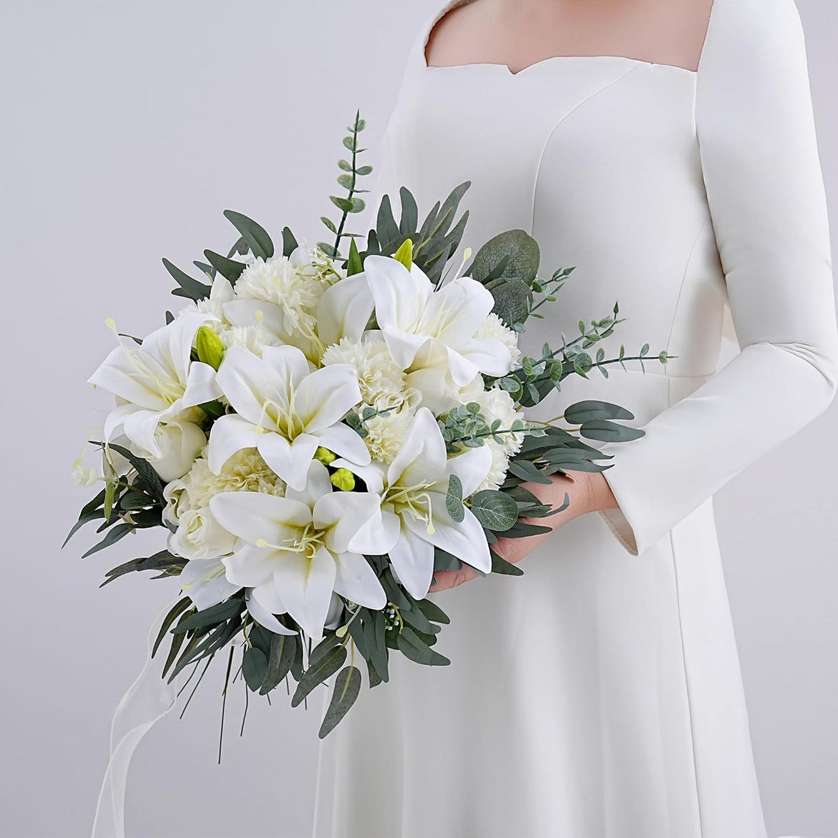 260 Pcs Mixed Eucalyptus Leaves Stems 8 Kinds Artificial Bulk Fake Silver Dollar Eucalyptus Bundle Faux Plants Greenery for DIY Wedding Vase Bouquets Floral Arrangement Engagement Decor （Green）