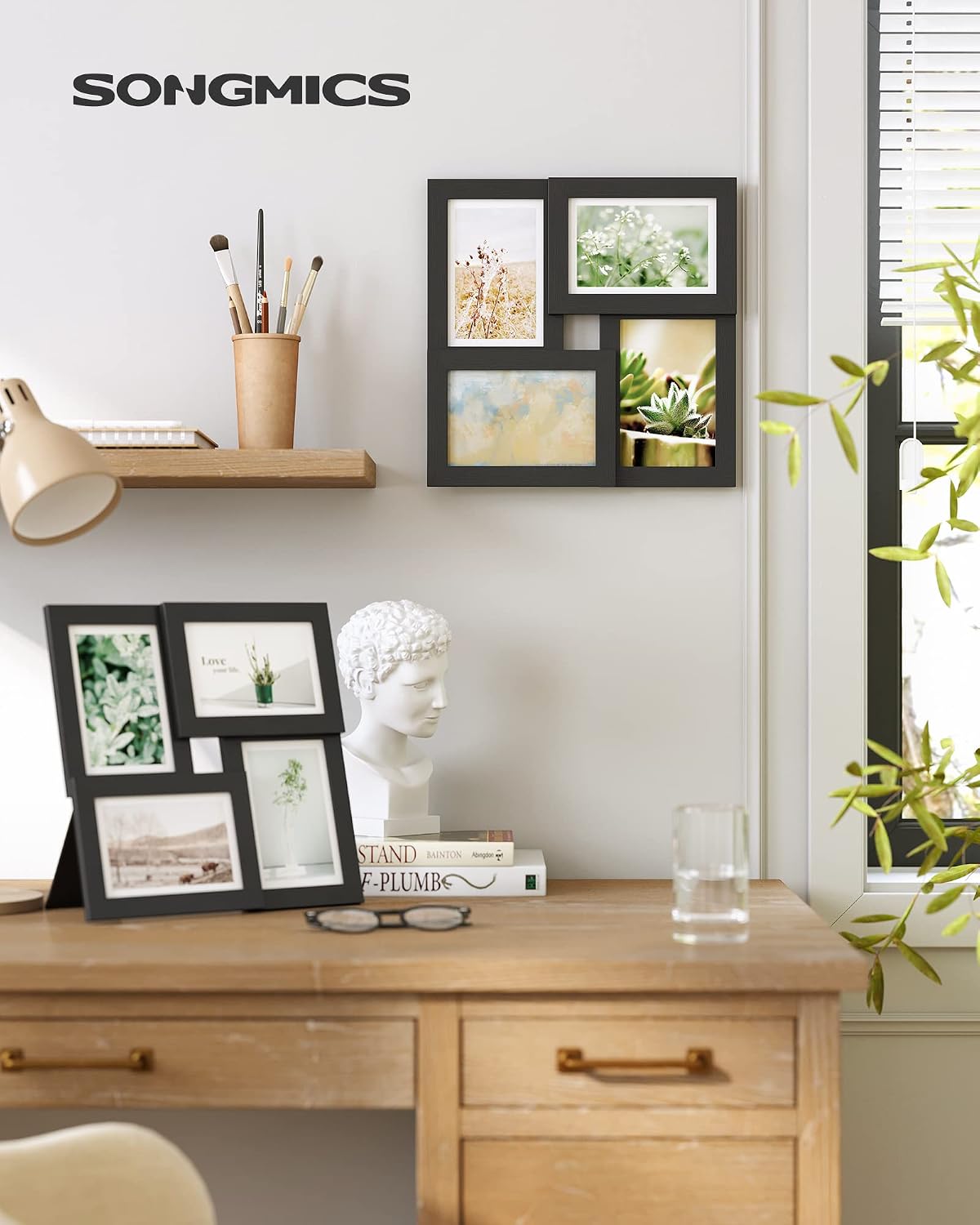 SONGMICS Picture Frames Collage Wall Decor, No Assembly Required