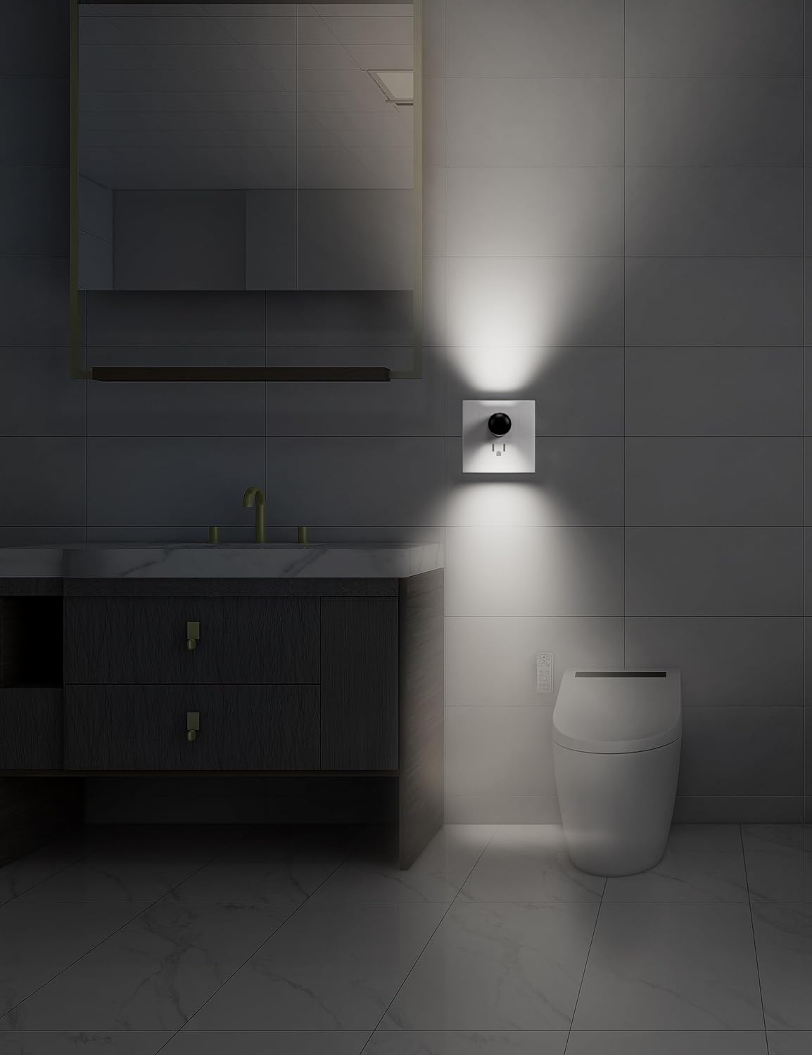 TSEXES 6 Pack LED Night Lights with Dusk to Dawn Sensor,5000K Daylight