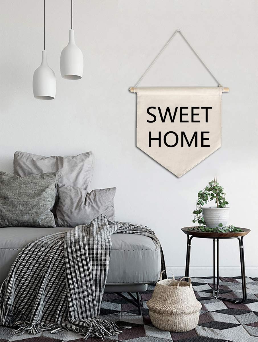 Enamel Pin Wall Display Banner Holder, Blank Canvas Banner Wall Hanging Brooch Jewelry Storage Case Display Storage Set for Pin and Brooch Collections (Beige A+Black A)