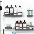Heavy-Duty Shower Holder for Inside Shower, Light Gray