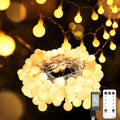 suddus Globe String Lights Indoor, 43 FT 100 Led Fairy Lights Plug in