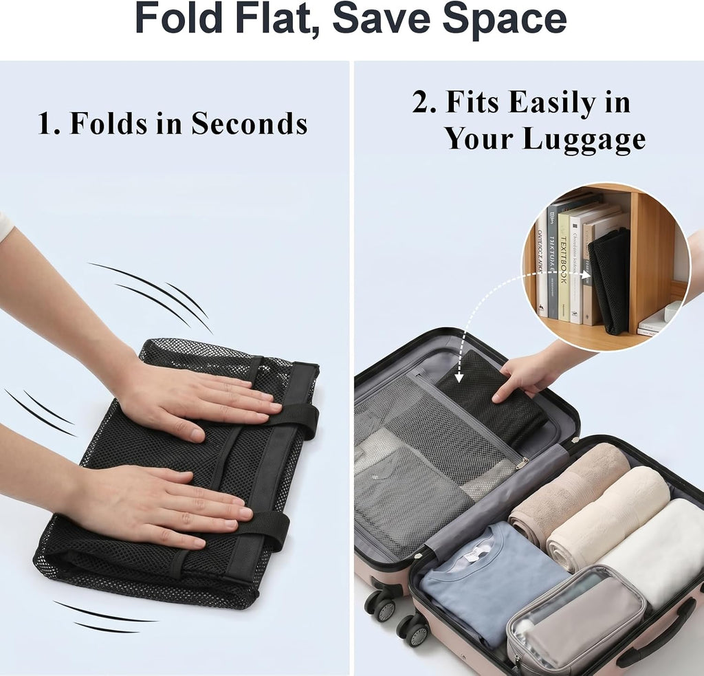 Mesh Shower Caddy Portable - 8 Pockets, Hanging Shower Bag for Dorm Camping