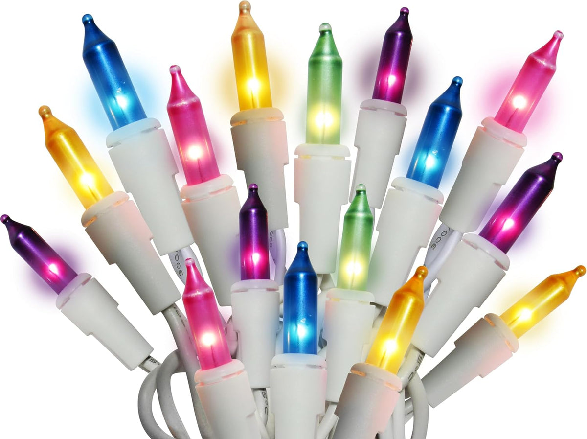 Dobar Easter Lights String - 100 Count - 24 Ft - Static and Flashing Modes