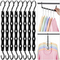 HOUSE DAY Closet Organizers and Storage 8 Pack - Black, Saving Closet Space
