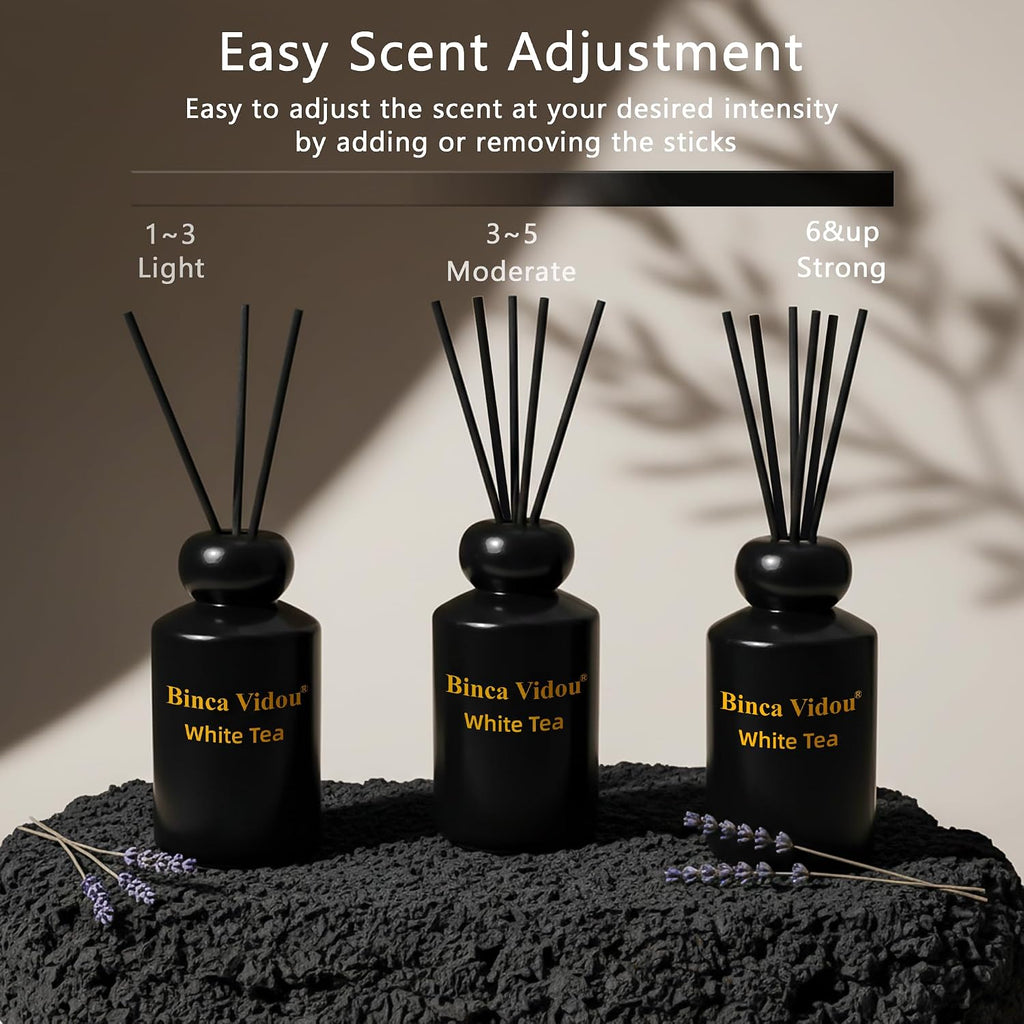 Reed Diffuser Set Binca Vidou Lavender & Whisper of White Tea 3.38oz x 2