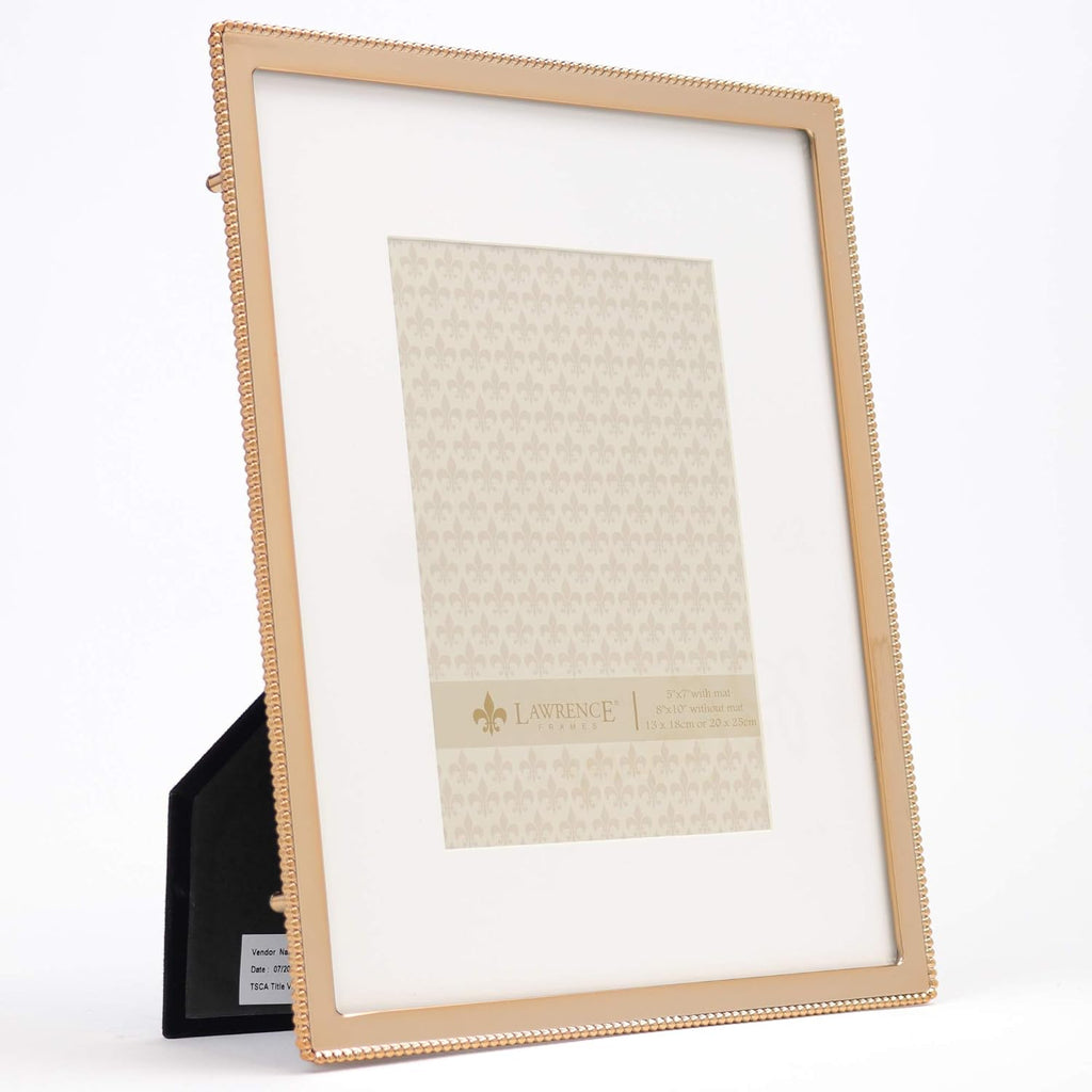 Lawrence Frames 714080 Lawrence Home Picture Frame, 8x10, Gold