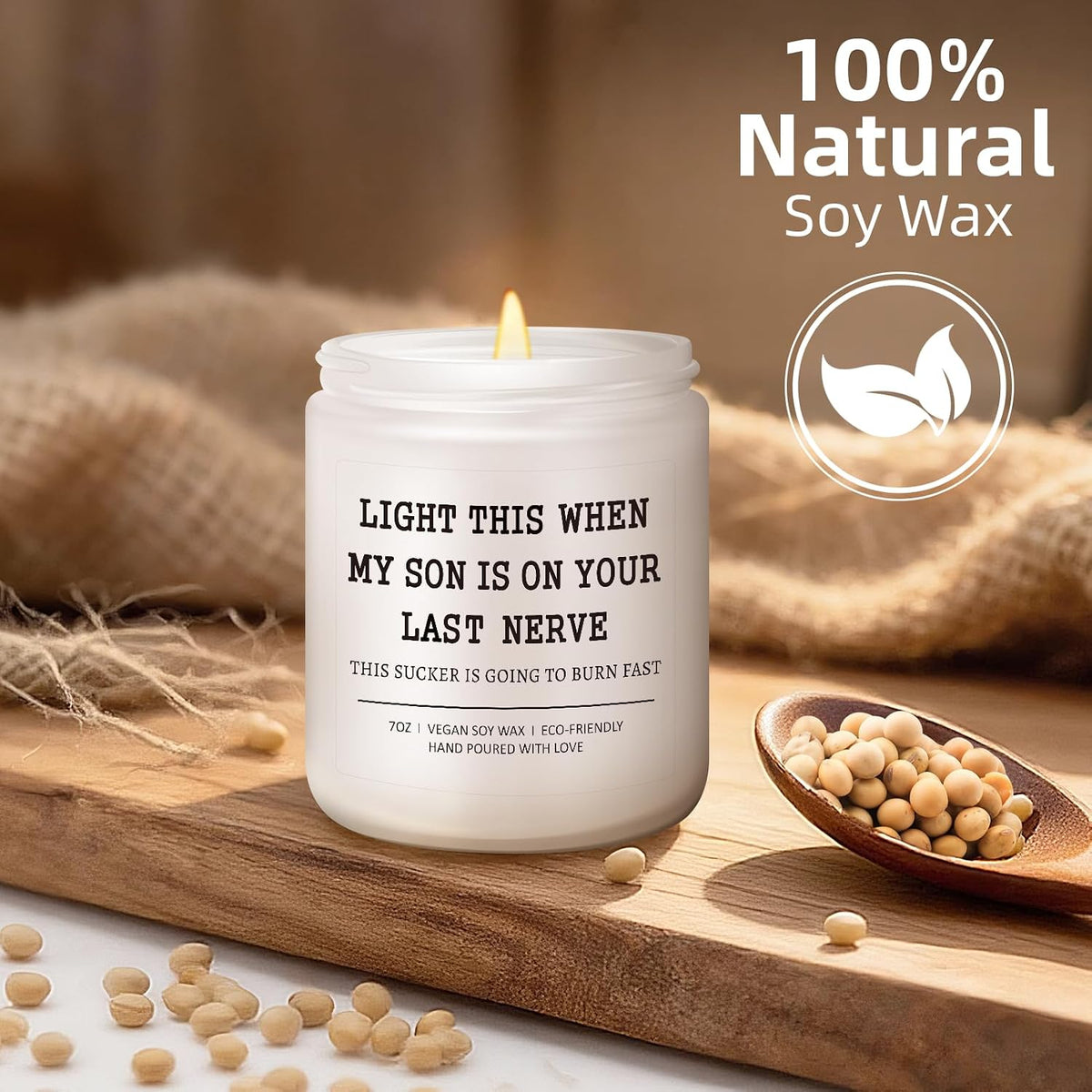 Gifts for Daughter in Law, Funny Wedding Birthday Christmas Candle Gift