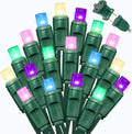LAMPHOME Multicolor Pastel String Lights, 25FT 50LED Mini Christmas Fairy Lights Plug in for Christmas Tree Xmas Garland Easter Wedding Holiday Party Indoor Outdoor Patio Garden Home Decor