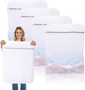 Dntorx 4 Pack X-Large Mesh Laundry Bags for Delicates, 20 x 24 Inches