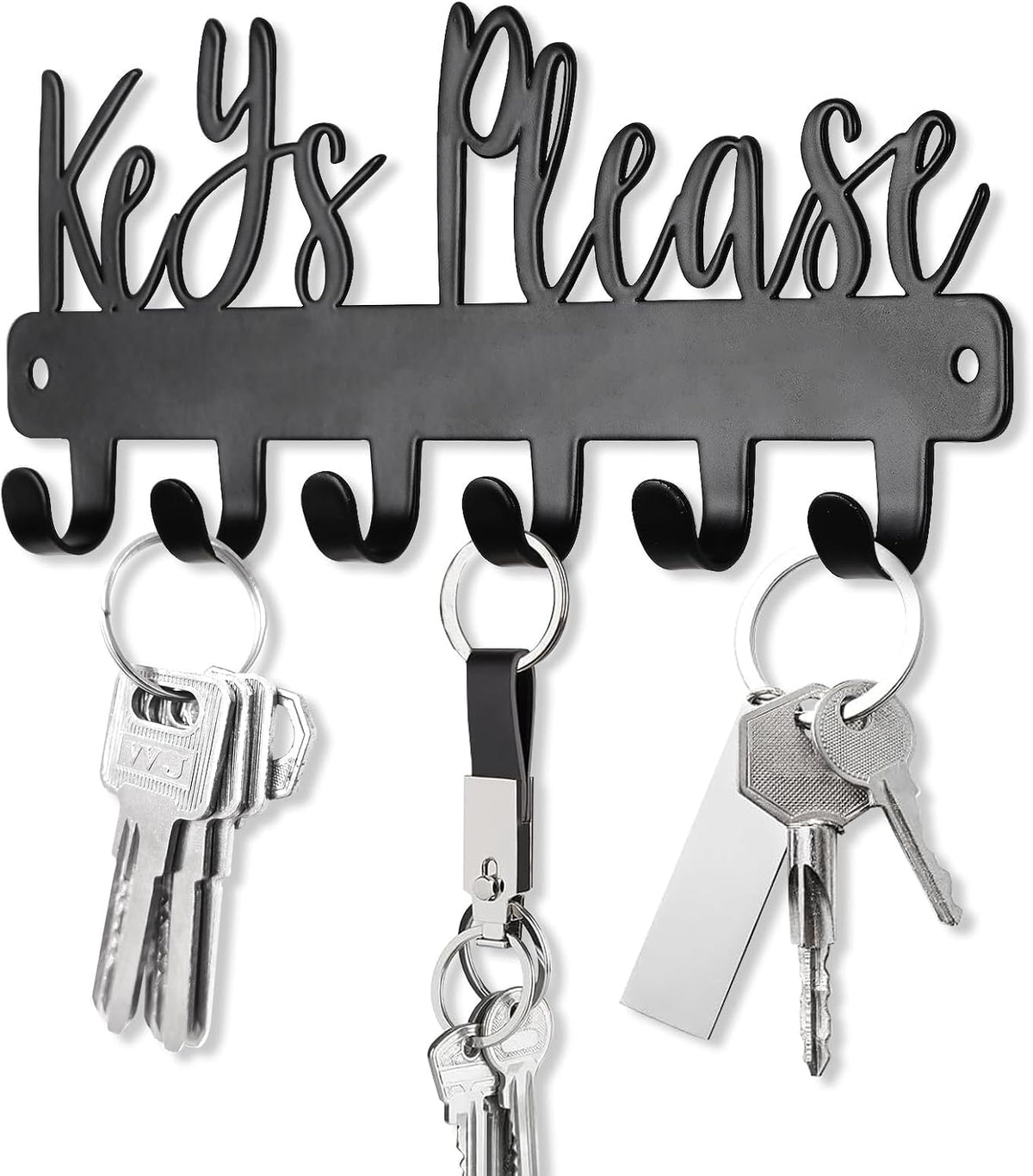 Keys Please Key Holder Wall Mounted, Mini Size: 7.28x2.95inch