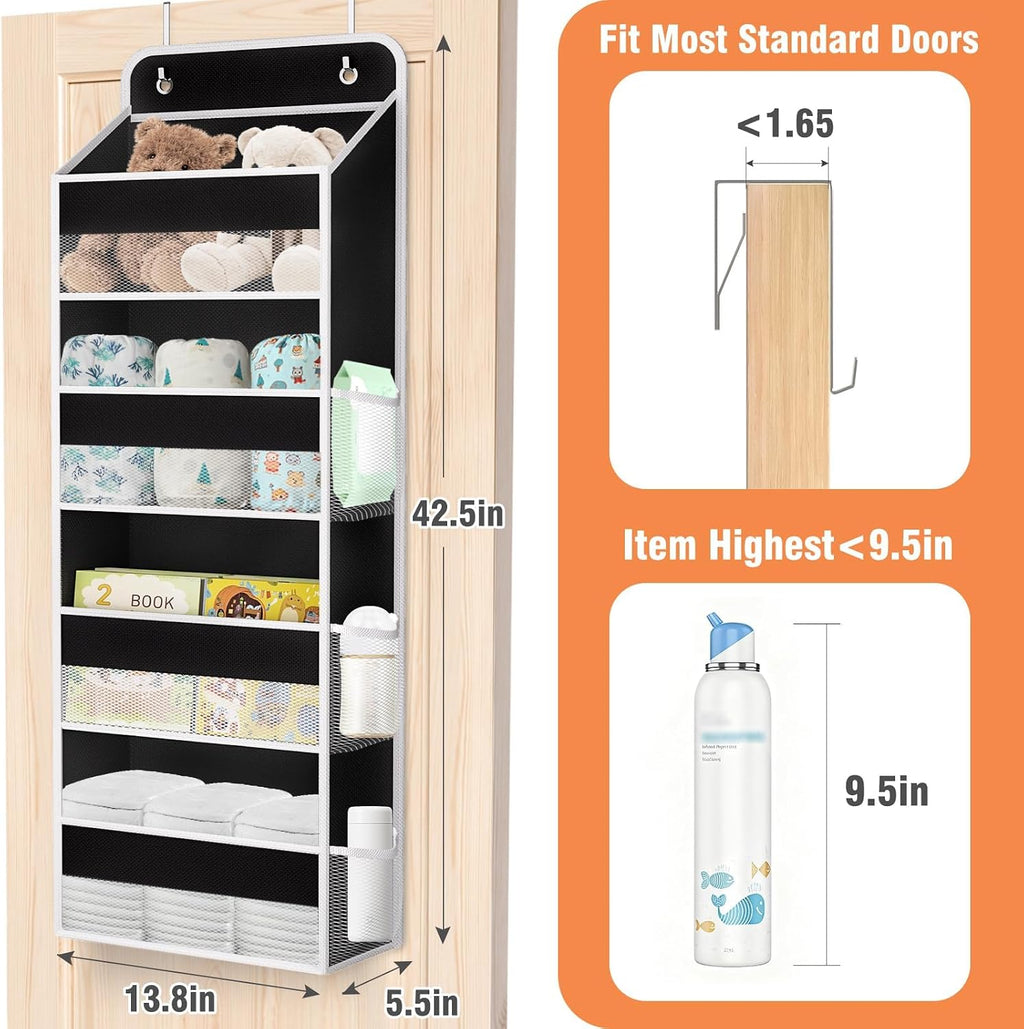 Over The Door Organizer Storage Large Capacity Hanging Bedroom Storage