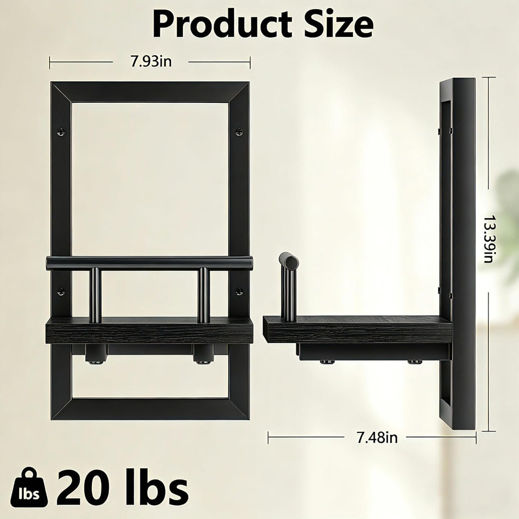 Sbosbo Floating Shelves for Wall Plant Shelf Indoor Wall Mounted Shelves