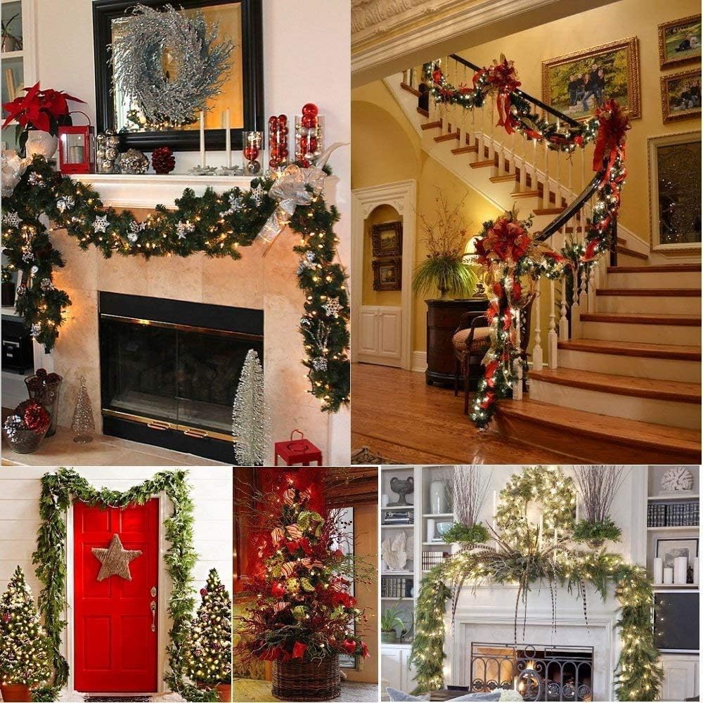 ASENEK 50 LED Christmas Light Strawberry Waterproof Indoor Outdoor C3 Warm White 2 Pack