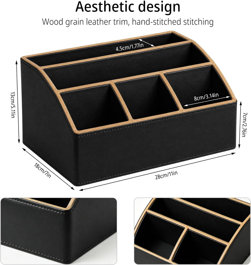 TV Remote Control Holder, Mail Organizer Countertop, Office Bill Sorter