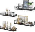 Floating Shelves Set of 4, Wood Wall Shelf, Farmhouse Shelf for Bedroom