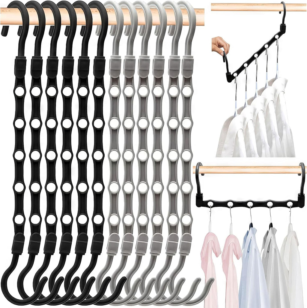12 Pack College Dorm Room Essentials for Girls Guys, Closet Organizers