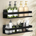 Aluminum Shower Caddy 2-Layers (11.8in) No Drill Shower Shelves