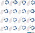 16 Packs Fairy Lights Battery Operated(Batteries Included) 10.2FT 30LEDs Waterproof Copper Wire Firefly Light, Mini Starry String Lights for DIY Craft Wedding Party Christmas Decor (Blue Fairy Light)
