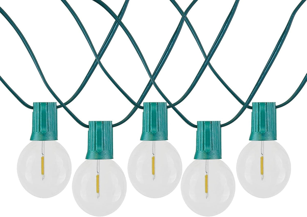 Novelty Lights 100 Feet G50 LED Patio String Lights Set, Warm White