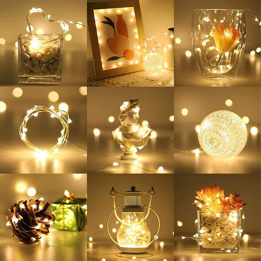 Lighting EVER Battery Operated Fairy Lights 20 LED Mini String Light 4 Pack