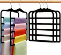 Closet Organizers and Storage, 5 Pack Velvet Pants-Hangers-Space-Saving