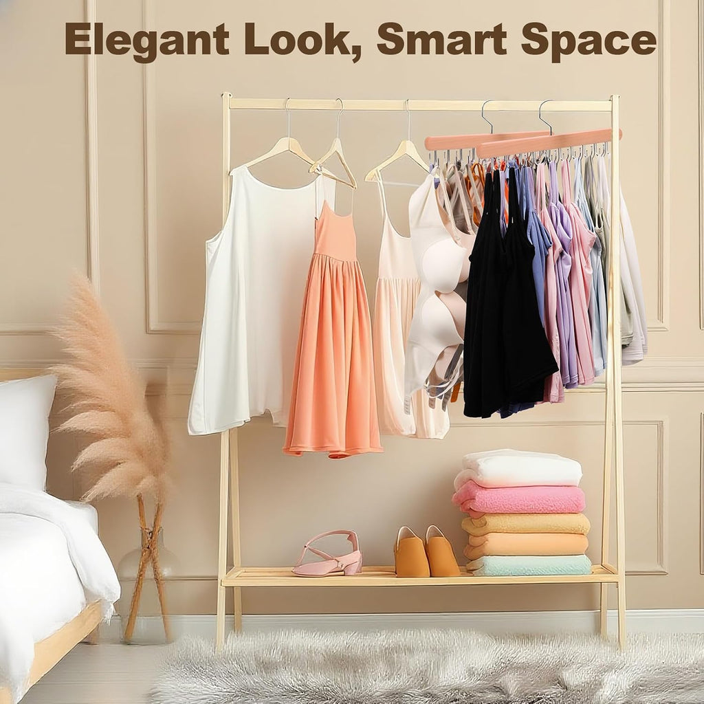 2 Pack Tank Top Hanger, Bra Hangers for Closet Organizer & Storage