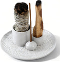 5 in 1 Incense Holder Burner for Sticks Palo Santo Sage Candle