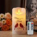 Homemory Cardinal Memorial Candle Sympathy Gifts for Loss of Loved One, Mom